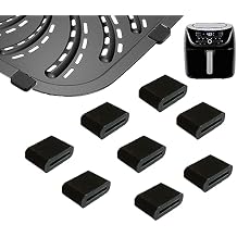8PCS Air Fryer Rubber Feet for PowerXL Vortex Pro 8QT/4QT/6QT Air Fryers, Upgraded Air Fryer Sililcone Rubber Bumpers Tabs Tips Sides Part Stoppers for PowerXL Vortex Pro Air Fryer Plus 8QT