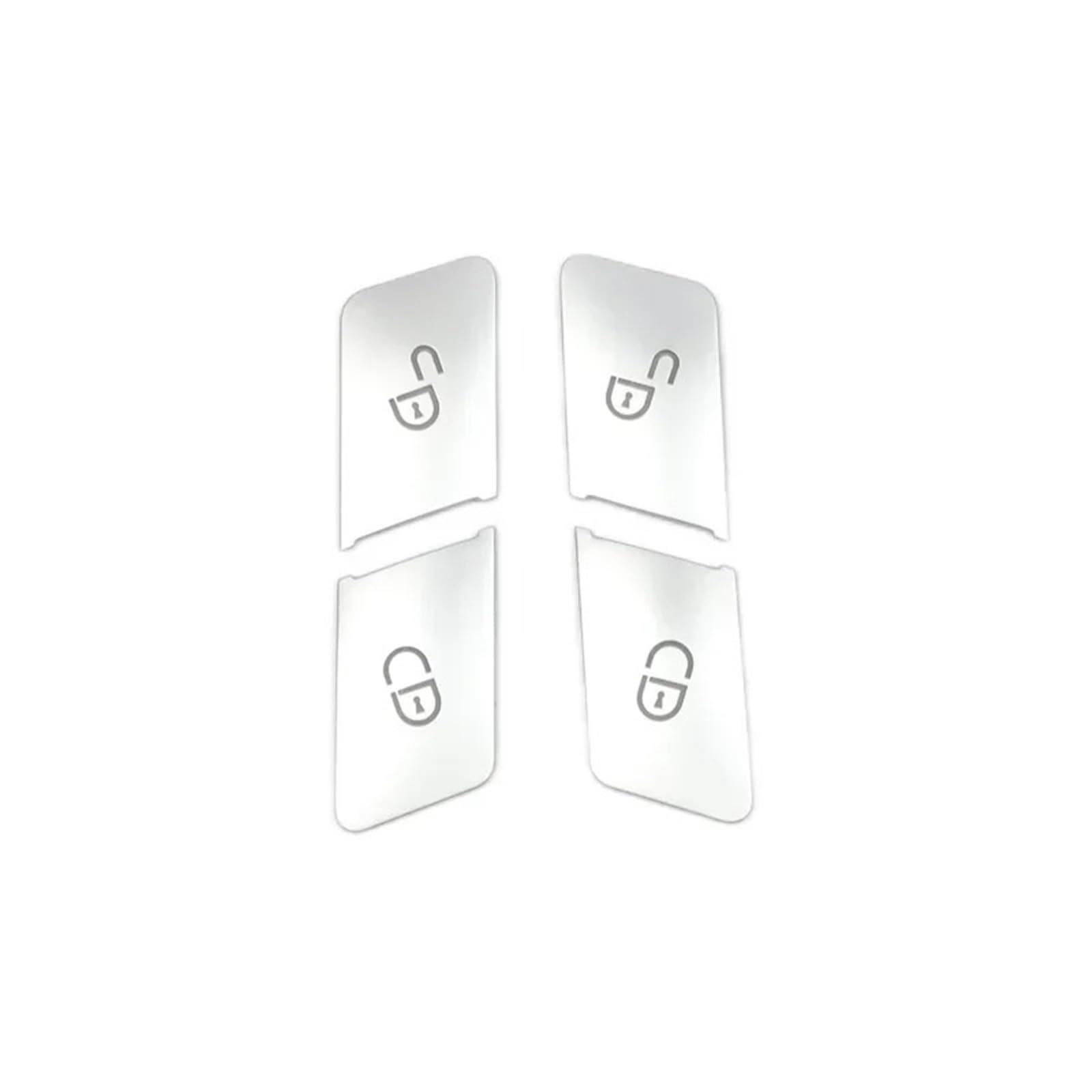 Button Repair Stickers Compatible with Benz for E Class for W204 W212 Car Steering Wheel Button Door Unlock Memory Window Lift Sticker(Silver,Size1)
