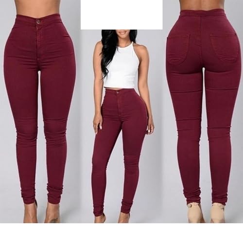 Classic High Rise Skinny Jeans for Women Slim Fit Stretch Butt Lifting Denim Pants Fashion Pencil Jean4