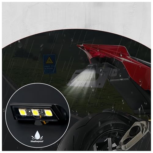 Support de plaque moto arrière Aprilia RSV4 fixation robuste stable - 5