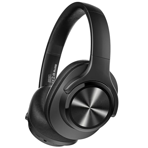 Image of Oraolo Mission 200 Bluetooth Headphones, Wireless Over-Ear Bluetooth with 3 EQ Modes,60H Playtime,Low Latency HiFi Stereo Foldable Lightweight Headset,Deep Bass for Home Office Cellphone PC Ect,Black