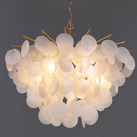 TOCHIC Capiz Shell Chandelier Cover