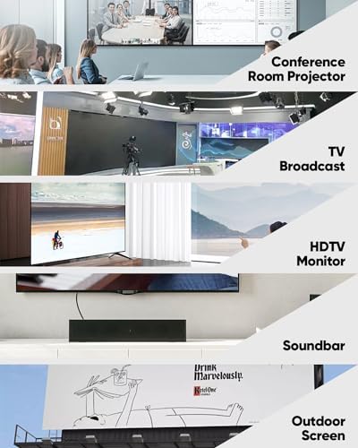 ZeniKon 8K HDMI ARC/eARC Cable for Soundbar to TV 3FT, eARC HDMI Cable 2.1 48Gbps Ultra High Speed HDMI Cord Dolby Atmos 8K@60Hz, 4K@120Hz HDR 3D HDCP2.3&2.3 for Vizio Sono Samsung Bose Sound bar - Image 7