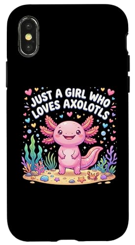 Axolotl Kawaii Just A Girl Who Loves Axolotls �X�}�z�P�[�X iPhone X/XS �p