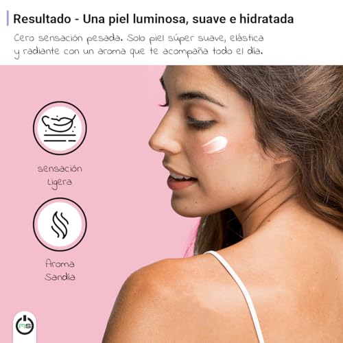 The Fruit Company Crema Facial Twister Dual Effect Pack 2 x 50 g – Gel + Crema con Ácido Hialurónico, Vitamina C y E, Niacinamida, Glow Diario (SANDÍA) - imagen 4