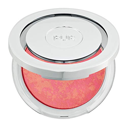 PÜR Blushing Act Skin Perfecting Powder in Pretty in Peach
