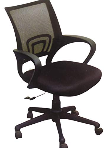Simnani Furnitures Set of Loft Mid Back Mesh Office Chair (Black) (2)