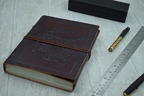 OVERDOSE Diario diario in pelle con elefante