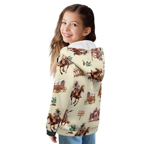 Girls Hooded Sweatshirts Zip Up Warm Hoodies for Teen Girls 6-16 Oversized Winter Jacket for Activewear2