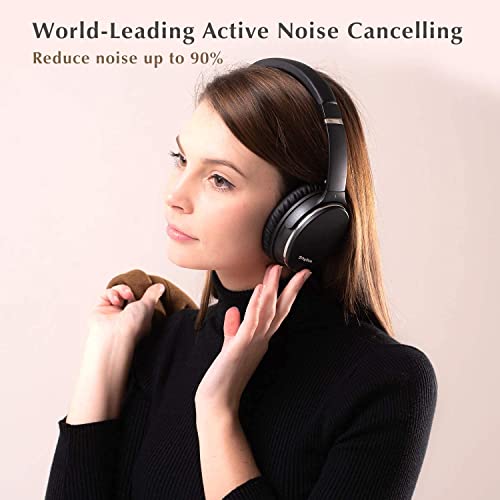 Srhythm Nc35 Noise Cancelling Headphones Wireless Bluetooth 5.0, Fast Charge Over-Ear Lightweight Headset With Microphones,Mega Bass 50+ Hours’ Playtime #TOP1