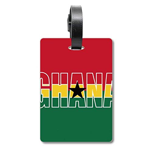 Étiquette bagage drapeau Ghana pour valises cabine et sacs à dos
