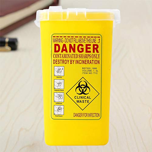 EXCEART-Sharps-Containers-Plastic-Needle-Container-Waste-Box-Disposal-Container-for-Hospital-Home-Clinic-Studio