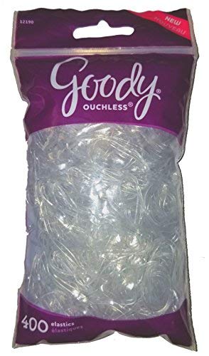 Goody Ouchless Large Clear Elastic 400 Count