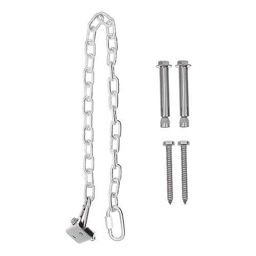 ERINGOGO 1 Set Swing Hook Suspension Hooks Swing Hanging Kit Swing Hanging Hook Swing Hanging Chain Lifting Hook Swing Fitting Swing Fixing Chain Hammock Hook, 8X4CM, Silver