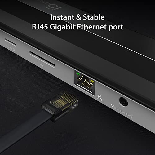 j5create 9-in-1 USB-C 4K Docking Station for MacBook and Windows Laptops