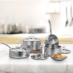 Cuisinart 8-Piece Ensemble de casseroles et de pots en acier inoxydable à trois couches (HTP-8SSC)