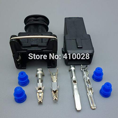 30sets EV1 Fuel Injector Plug Nozzle Cars Waterproof 2 Pin Way Electrical Wire Connector Plug auto Connectors