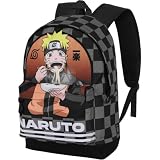 Naruto Ichiraku-Mochila HS FAN 2.2, Negro, 31 x 44 cm, Capacidad 24 L