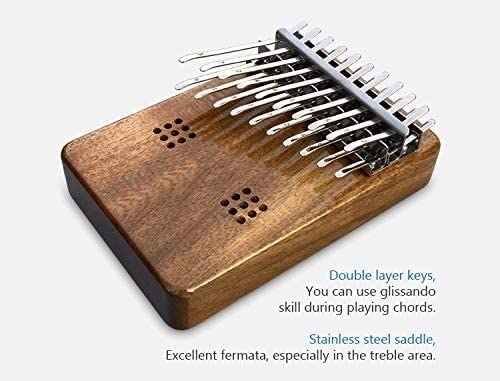 Mini Finger Kalimba Thumb Piano Double Couche 20 Touches Kalimba Hollow Thumb Piano Clavier Acacia Calimba Instrument de… - Les Beatles, Paul McCartney, John Lennon, RIngo Starr, George Harrison Mini Finger Kalimba Thumb Piano Double Couche 20 Touches Kalimba Hollow Thumb Piano Clavier Acacia Calimba Instrument de… – Image 4