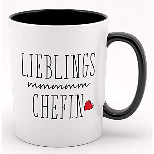Tassenliebe® "Lieblings Chefin - Kaffeebecher, Tasse mit Motiv - tolles Geschenk für die Chefin, Vorgesetzte Cover