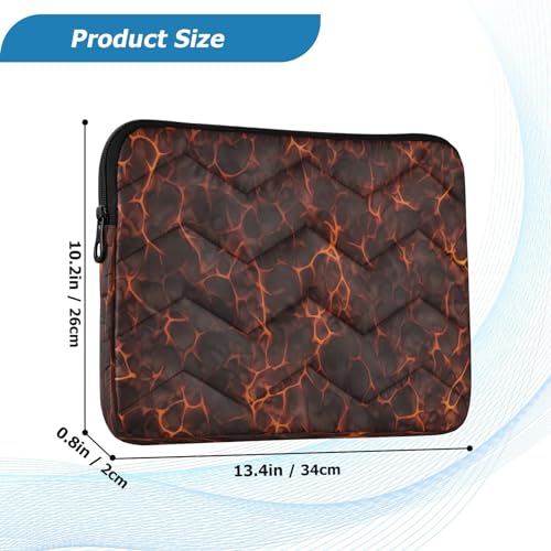 Funda para portátil 13-14 pulg impermeable con textura flame miniatura 3