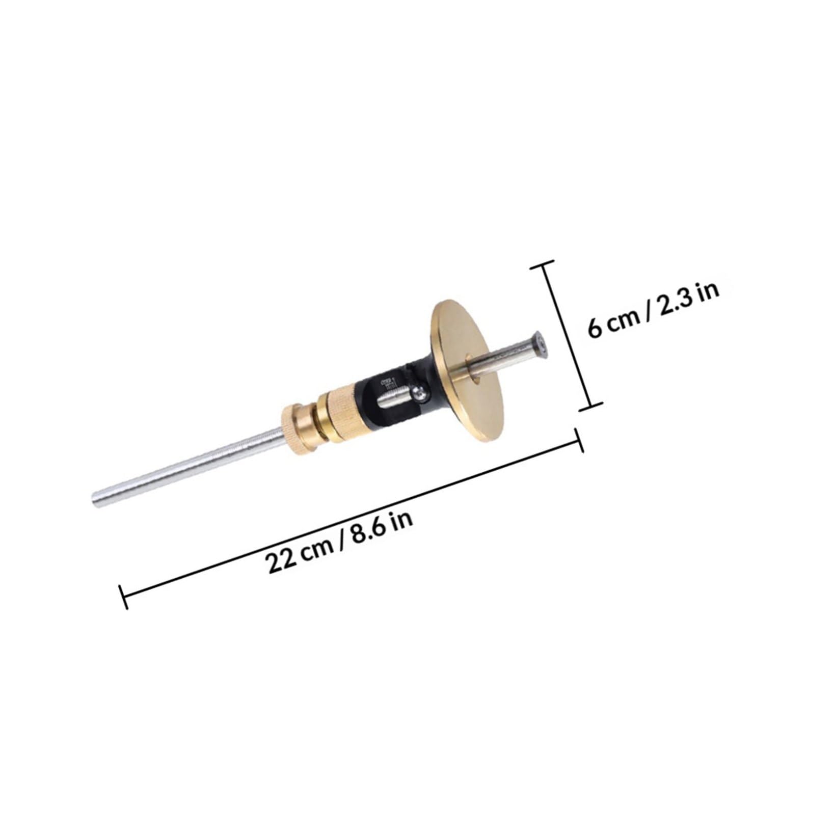Artibetter 1juego Regla De De Carpintería Herramienta De y Medición De Profundidad Scribe Gauge Diseño y Para Profesional y Doméstico