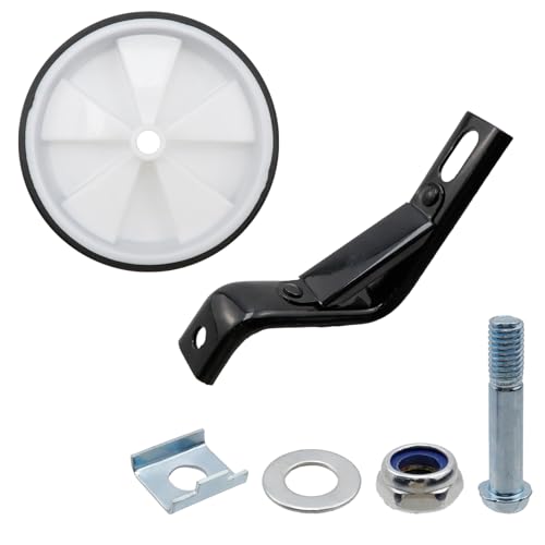 Image of Pair of Black Bicycle Auxiliary Wheel Children's Bicycle Accessories,Training Wheels Kids Bike Children Training Bike Wheel