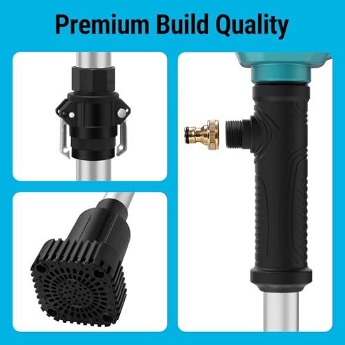 Image of Cordless Stick Water Transfer Pump Compatible with Makita 18v Battery