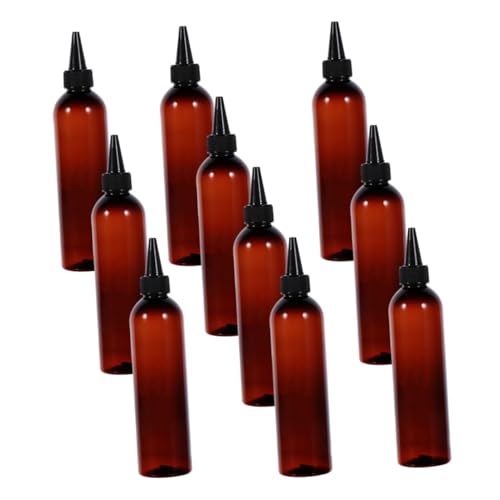 EPIGEIST 10個 旅行用詰め替えボトル プラスチック製耐久シャンプー装瓶 漏れ防止設計 多用途ボディローション容器 ホテルや自宅用