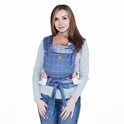 Love & Carry® Love Tie/Mei Tai Ergonomische babydrager voor pasgeborenen (Indigo)