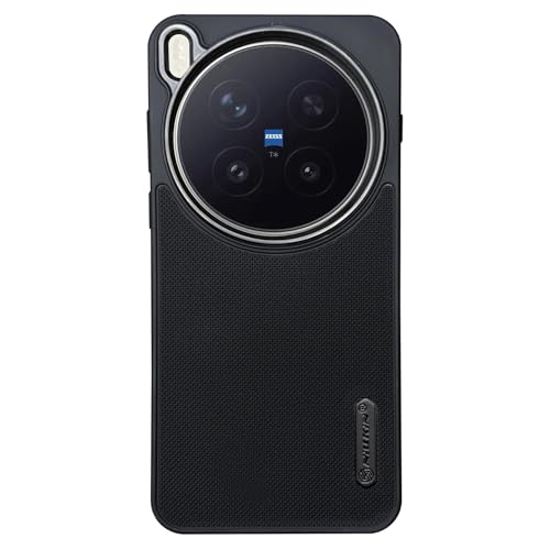 Image of Back Cover Case Compatible for Vivo X300 Pro (Textured Grip Design | Camera Protetion | Slim and Light Weight | Soft Touch and Feel | Black)