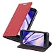 Produktbild Cadorabo Hülle für HTC Desire 626G in Apfel ROT - Handyhülle mit Magnetverschluss, Standfunktion und Kartenfach - Case Cover Schutzhülle Etui Tasche Book Klapp Style