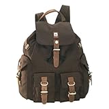 Pure Hanf Baumwolle Rucksack mit vier Außentaschen HF-0017, H40 x B32 x T15, Blue