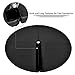 Dxcaicc Pole Dance Mat Round Folding Portable Pole Dance Crash Mat for Beginner Fitness Gymnastic Stripper Pole Safety Padding,Black,Thickness 5cm