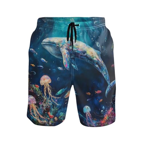 Short de bain respirant pour homme Some Whale idéal pour le surf