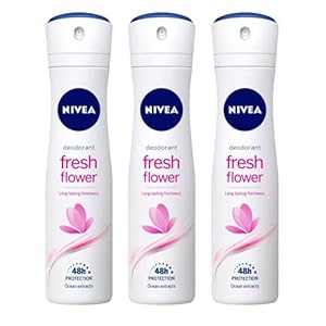 Nivea Deodorant, Fresh Flower for Women, 150ml (Pack of 3)