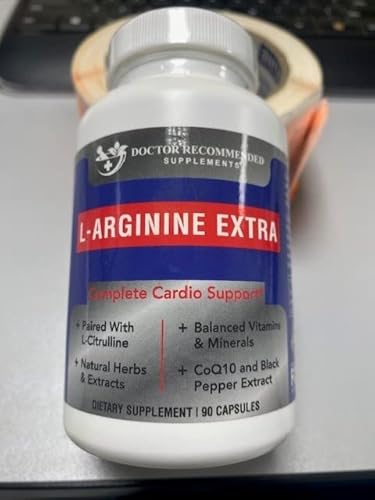 Doctor Recommended Supplements DR-235 Doctor Recommended L-Arginine Supplement – Supports Muscle Mass – Improves Blood Flow – Nitric Acid Precursor – Blended With Vitamins And Cardio Support Ingredients – 100% Vegetarian thumb #5