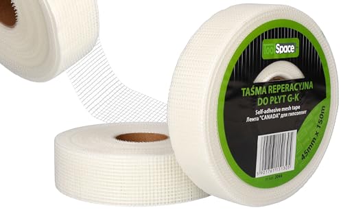 ToolSpace Professional Glasfaserband Putzklebeband 4,5cm x 150m