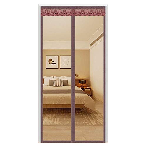 CCZUIML Magnet Fliegengitter Balkontür, Fliegenvorhang Magnetvorhang Tür Insektenschutz Türvorhang Cover