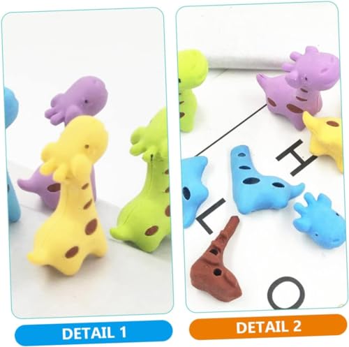 Image of AK Store (Pack of 4) 3D Cute Cartoon Shape Rubber Pencil Erasers, School Stationery for Kids, Boys Girls, Birthday Return Gifts (Giraffe)