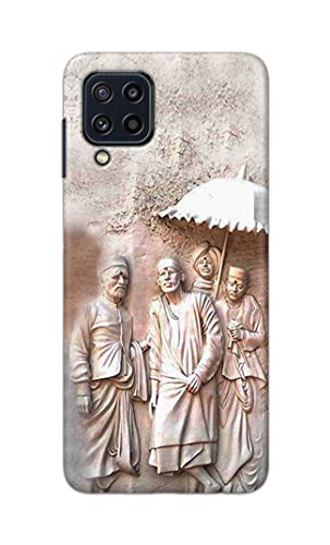 Image of Printed Hard Back Cover Case for Samsung Galaxy M32 4G | Samsung Galaxy M32 Prime Edition Back Cover (Sai Baba) -1803