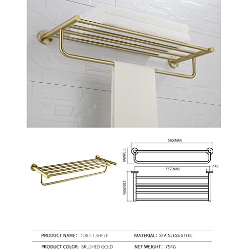 Porte-serviettes brossé de qualité supérieure pour intérieur moderne - 7