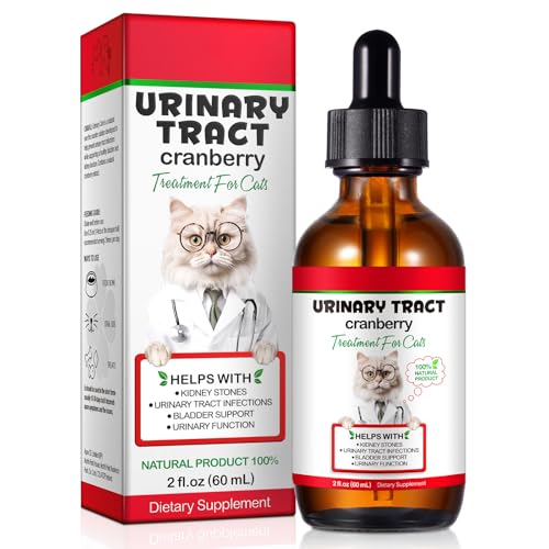 Feline Urinary Tract Health, Cat UTI Remedy, Natural Herbal Supplement 2 fl oz, Supporting Regular Care for Urinary Health