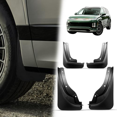 Image of Mud Flaps Splash Guards for 2026 Hyundai IONIQ 9, Durable ABS Mud Guards, Protects Against Mud, Rocks, and Debris, 2026 Hyundai IONIQ 9 Accessories (4PCS)