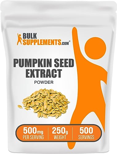 BulkSupplements.com Pumpkin Seed Extract Powder - Bladder Support - Pumpkin Powder - Soluble Fiber Supplements - Pumpkin Seed Powder (250 Grams - 8.8 oz)