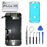Full Screen Replacement LCD 3D Touch Assembly with Pre-Installed Ear Speaker Proximity Sensor and Sh