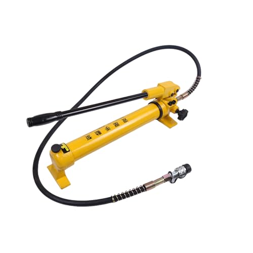 Image of CP-700 Portable Hydraulic Hand Pump 900cc 10000Psi High-Pressure Manual Power Pump Compatible with Separate Hydraulic Tools - Ideal for Jacks, Cutters, and Lifting Equipment (No Gauge)