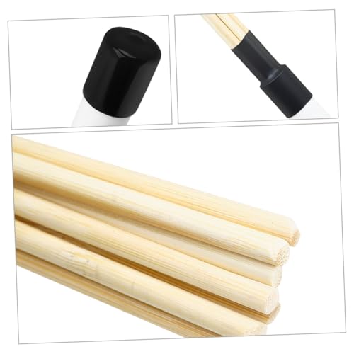 Baquetas de madera VICASKY para batería, 1 par, color blanco, para principiantes y profesionales miniatura 7