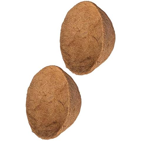 TINGMEI 20 Inch Round Shape Coco Liners for Hanging Basket(2 Pieces of Pack) Cover