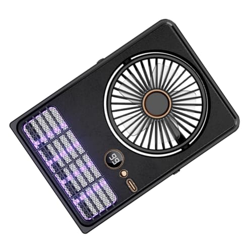 Lámpara eléctrica con ventilador 2 en 1 y carga USB de alta autonomía 4